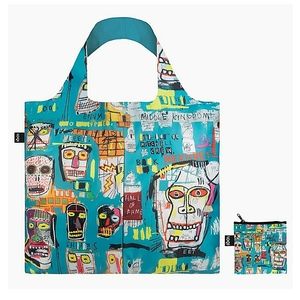 LOQI Reusable Tote Bags - Museum Collection JEAN MICHEL BASQUIAT Crown